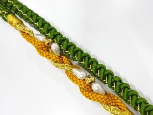 正絹　振袖用　手組帯締め